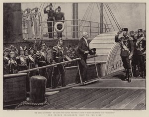 La visite du président français au tsar